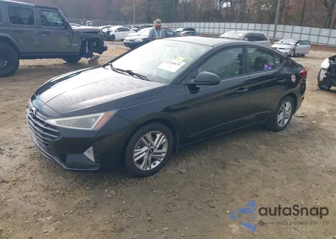 2019 Hyundai Elantra Sel z USA, uszkodzony, nr VIN KMHD84LF0KU845584